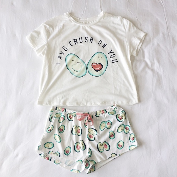baby avocado pajamas